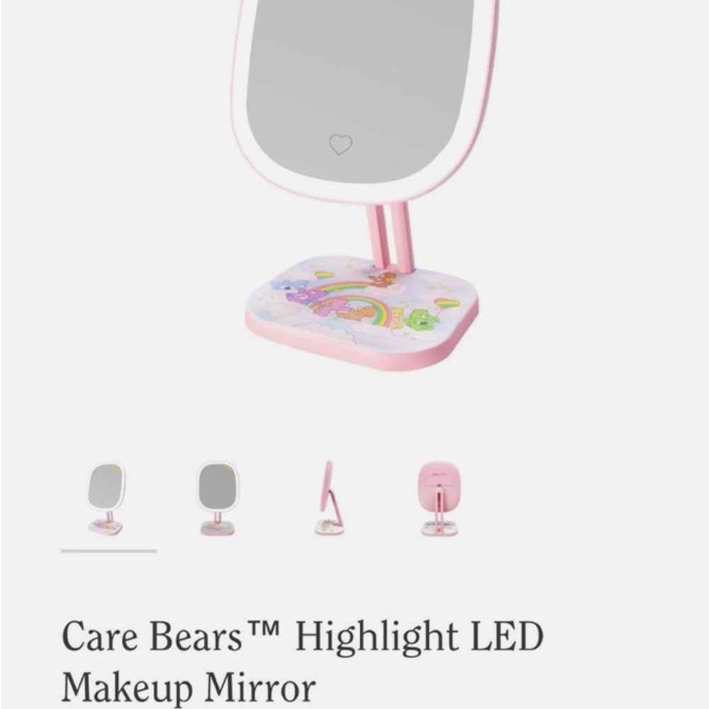 Care Bears impressions vanity led makeup mirror NWOB